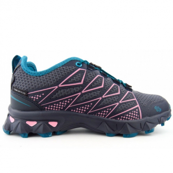 Brütting Damen Mission Marine Walkingschuh In Marine/Rosa/Petrol