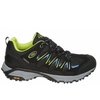 Brütting Herren Trekkingschuhe In Schwarz/Lemon/Blau