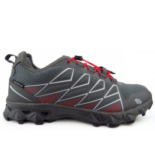 Brütting Herren Mission Tex Laufschuh In Grau/Rot