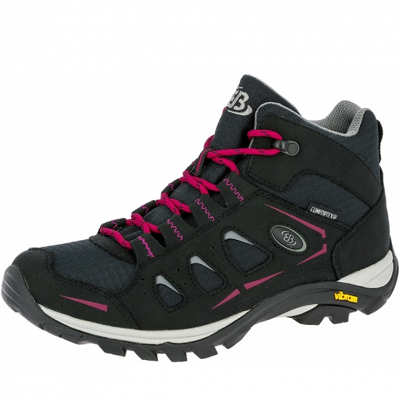 Brütting Damen Mt. Frakes High Trekkingschuh In Schwarz Pink Brütting Damen Mt. Frakes High Trekkingschuh In Schwarz Pink