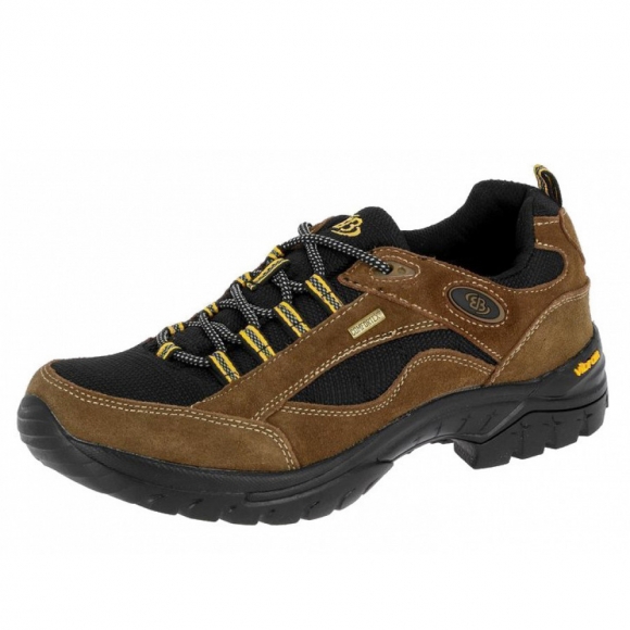 Brütting Herren Trekkingschuhe In Braun/Schwarz/Gelb