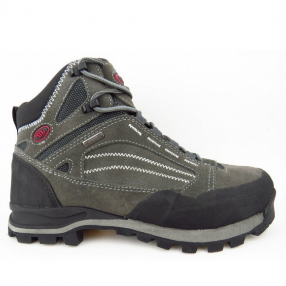 Brütting Damen Mount Mangu High Wanderstiefel In Anthrazit/Bordeaux