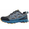 Brütting Damen Power Wanderschuh In Grau/Petrol/Orange