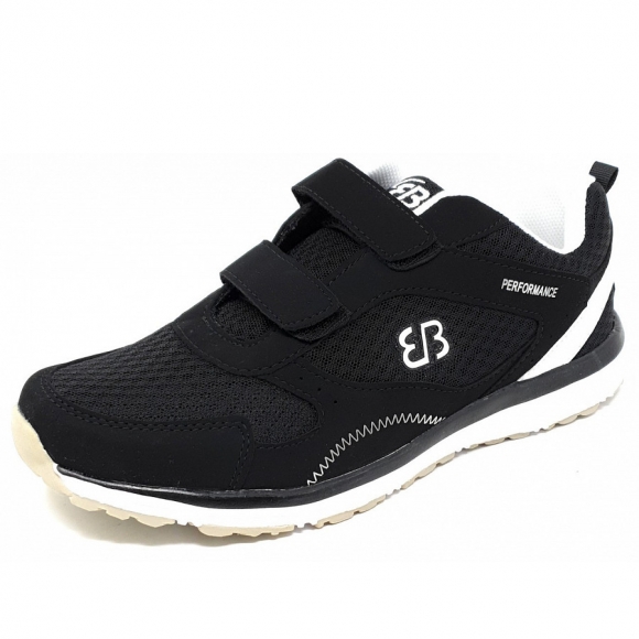 Brütting Herren Performance V Sportschuh In Schwarz Weiss