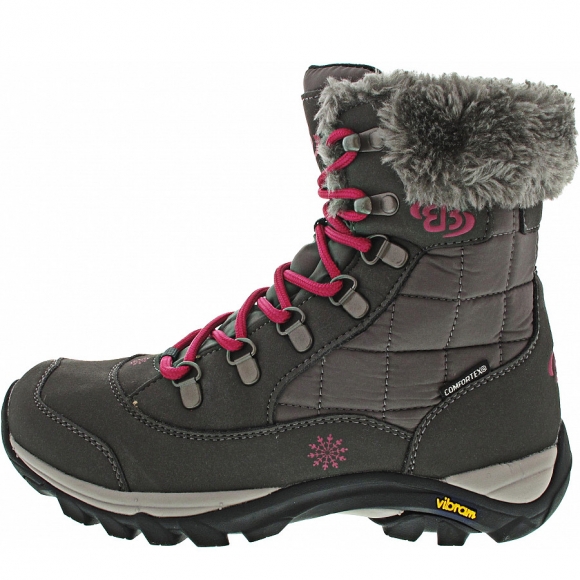 Brütting Damen Himalaya Boots In Anthrazit-Pink