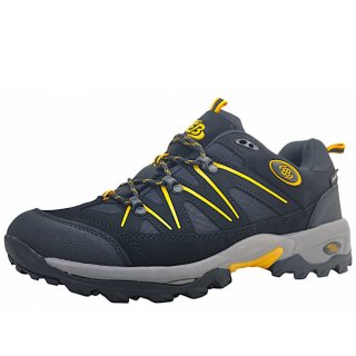 Brütting Herren Mount Hunter Low Wanderschuh In 7080 Schwarz/Gelb