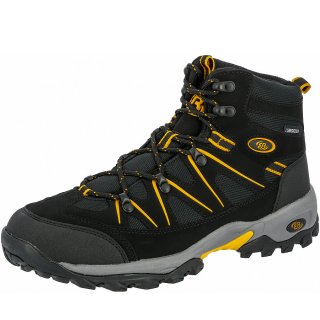 Brütting Herren Mr. Hunter High Trekkingschuh In Schwarz Gelb