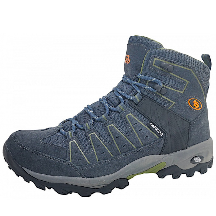 Brütting Herren Mount Pinos High Wanderstiefel In Anthrazit/Grün