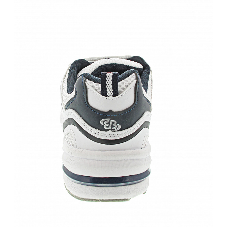 Brütting Herren Force V Klettschuh In Weiss-Blau-Silber