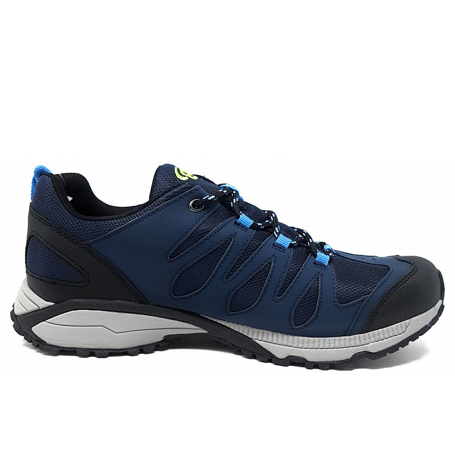 Brütting Herren Expedition Wanderschuh In Marine-Blau-Lemon