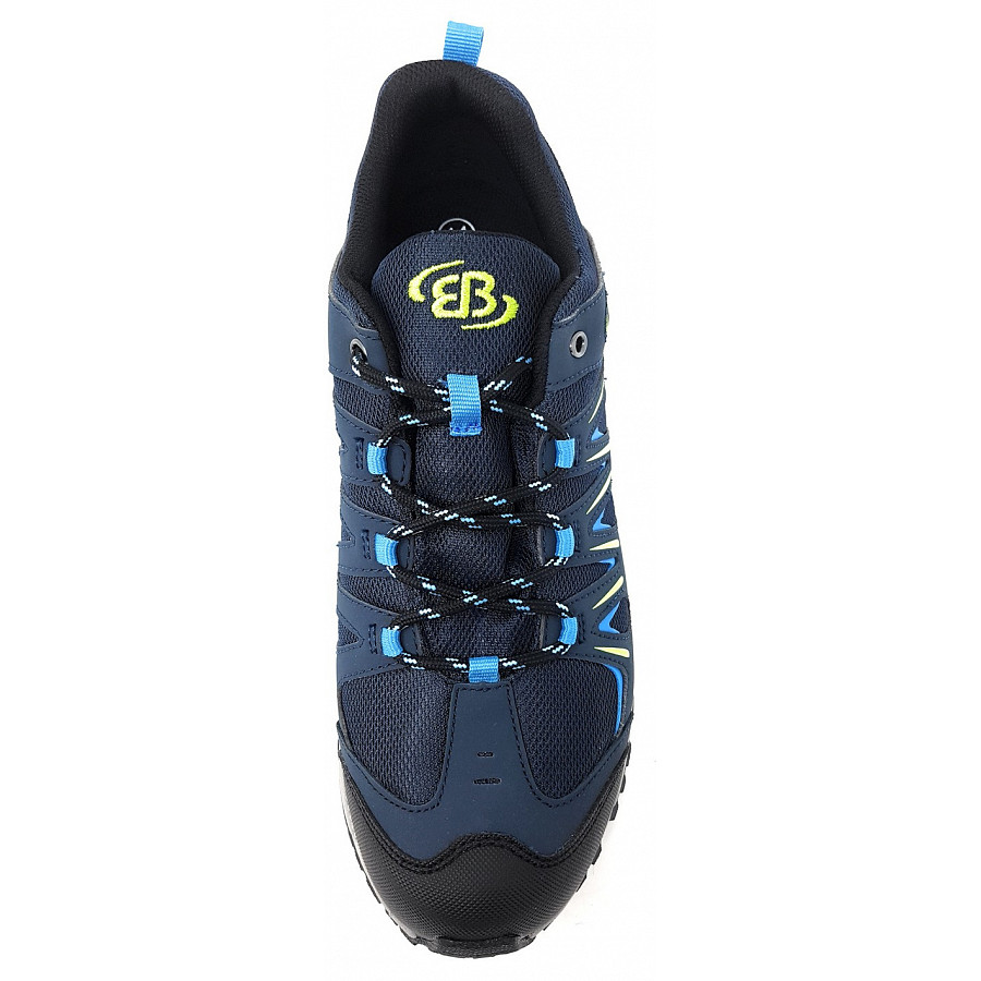 Brütting Herren Expedition Wanderschuh In Marine-Blau-Lemon