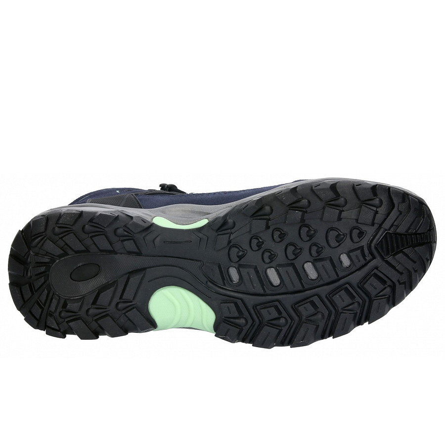 Brütting Damen Mount Pinos High Wanderstiefel In Marine Türkise Pink