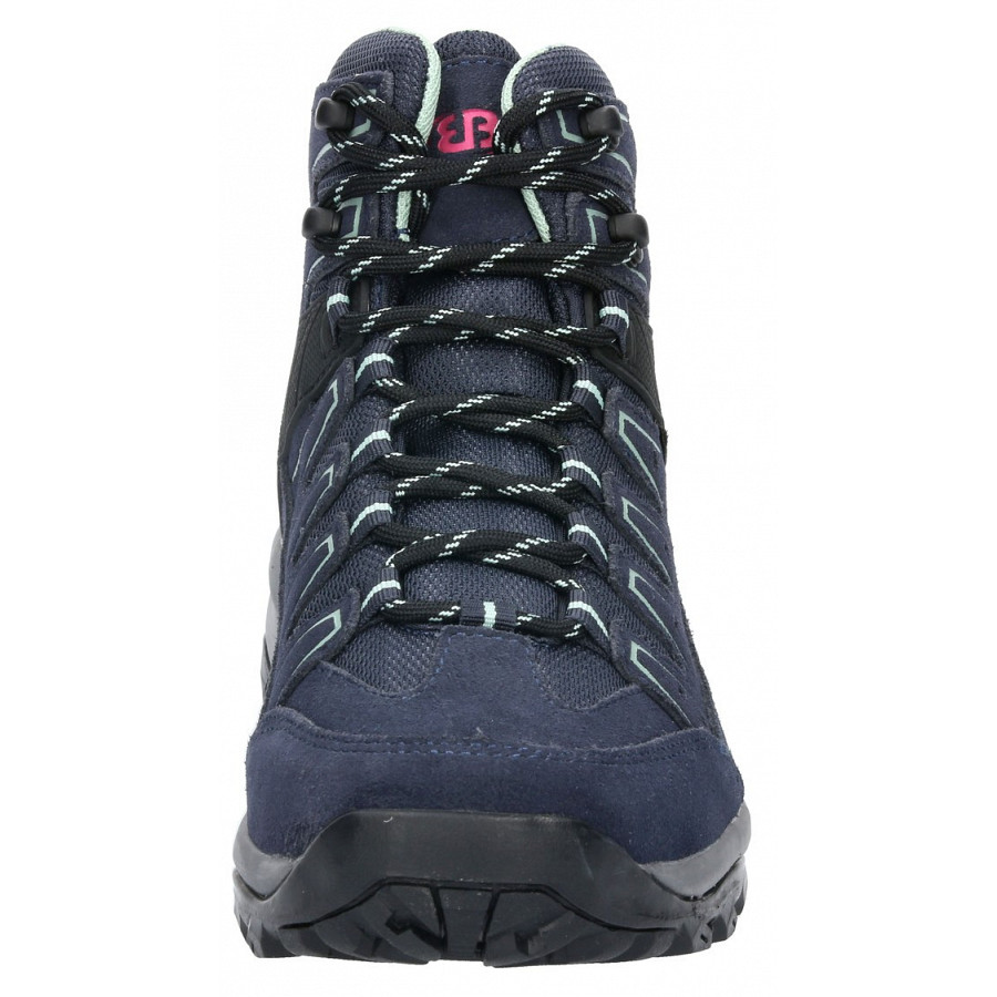 Brütting Damen Mount Pinos High Wanderstiefel In Marine Türkise Pink