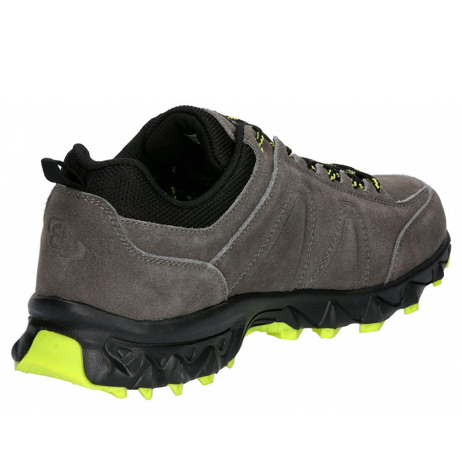 Brütting Herren Southlake Walkingschuh In Grau Schwarz Lemon