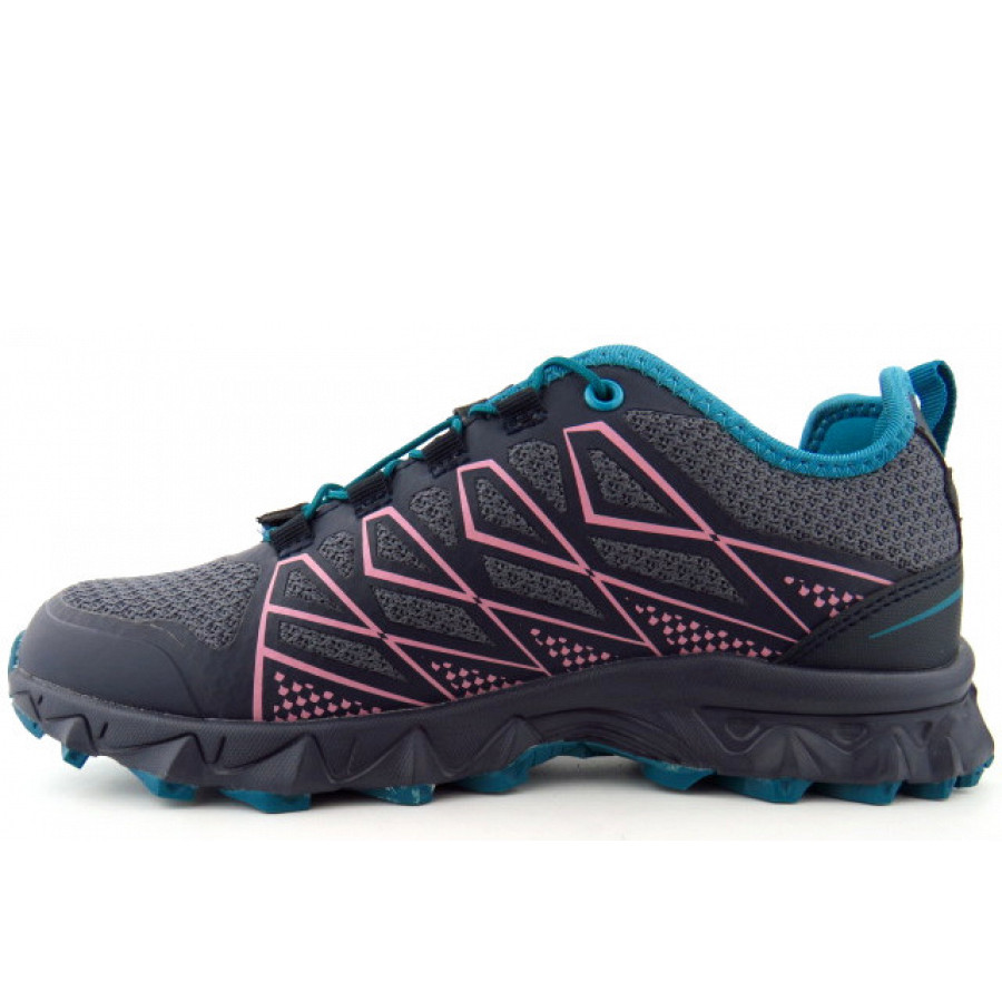 Brütting Damen Mission Marine Walkingschuh In Marine/Rosa/Petrol
