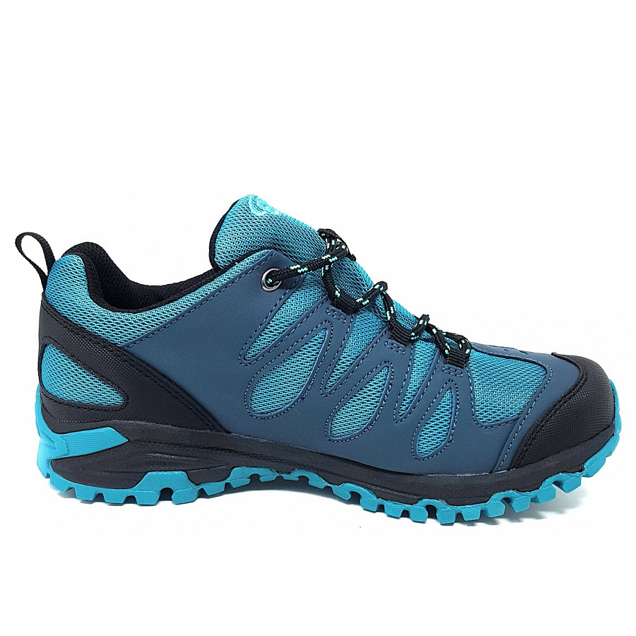 Brütting Damen Expetition Wanderschuh In Petrol Schwarz