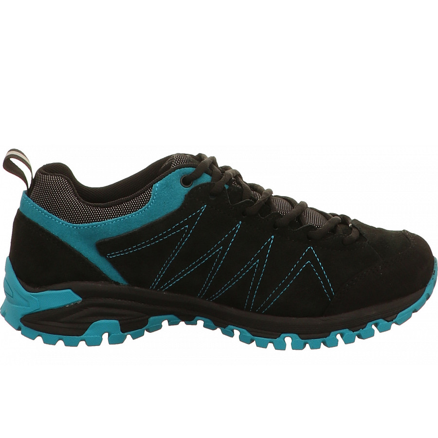 Brütting Damen Mount Kapela Low Schnürer In Schwarz Kombi.