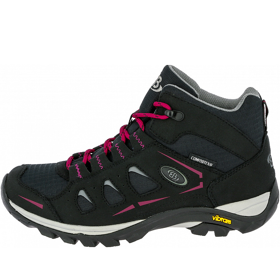 Brütting Damen Mt. Frakes High Trekkingschuh In Schwarz Pink