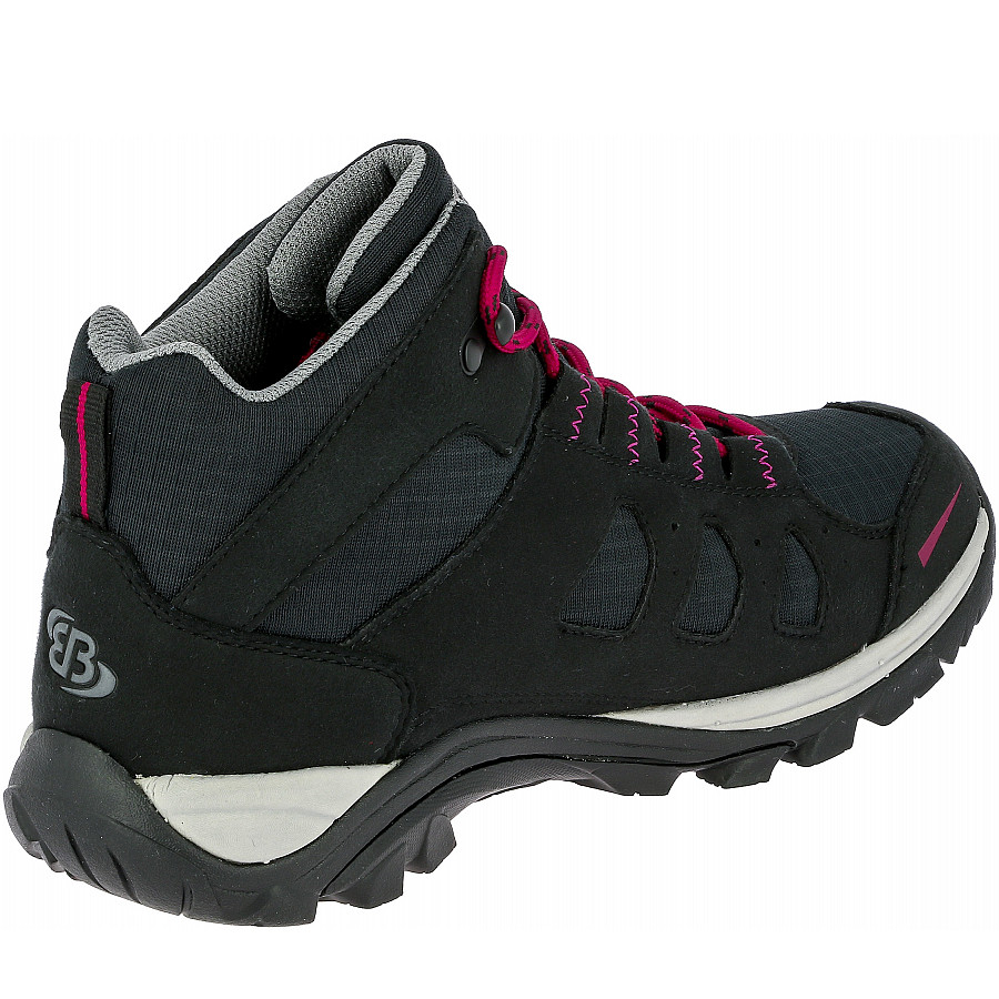 Brütting Damen Mt. Frakes High Trekkingschuh In Schwarz Pink