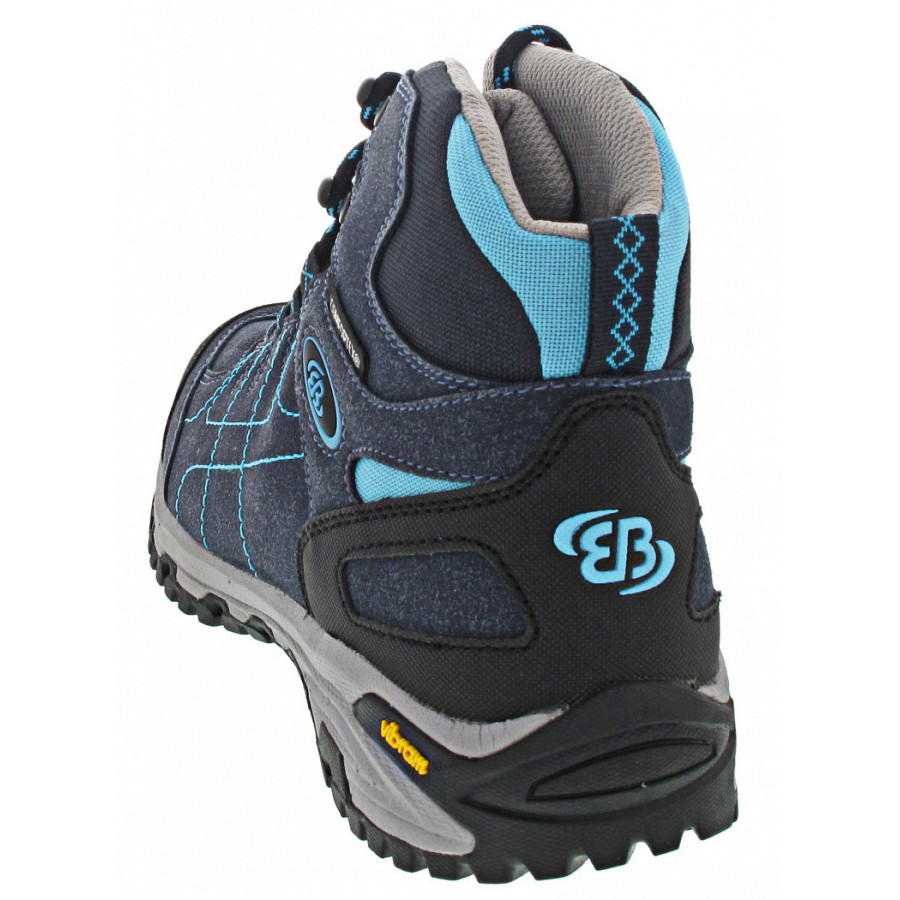 Brütting Damen Mount Shasta High Wanderstiefel In Marine/Türkis
