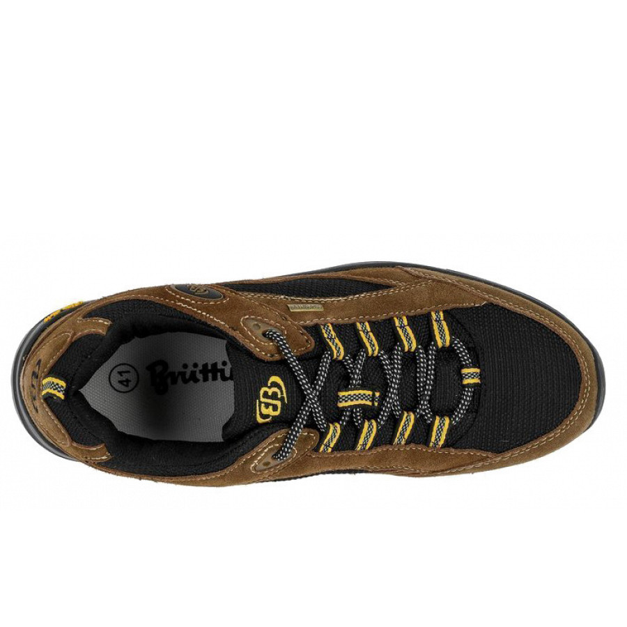 Brütting Herren Trekkingschuhe In Braun/Schwarz/Gelb