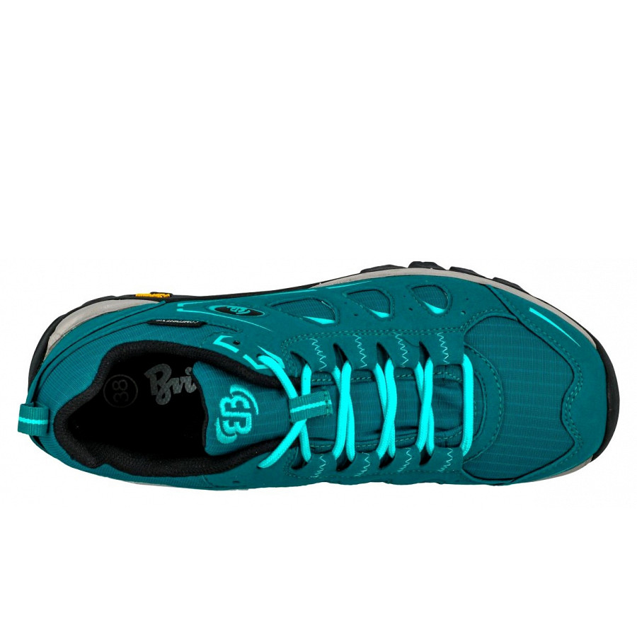 Brütting Damen Mount Frakes Low Walkingschuh In Petrol Blau