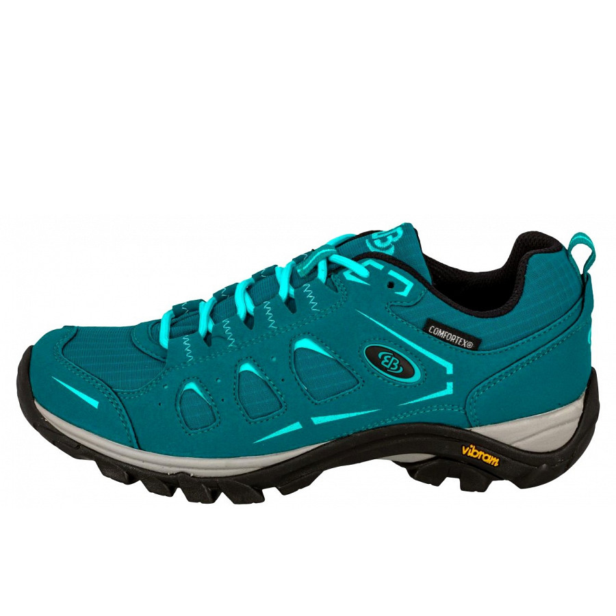 Brütting Damen Mount Frakes Low Walkingschuh In Petrol Blau