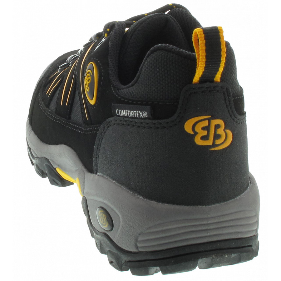 Brütting Herren Trekkingschuh In Schwarz-Gelb