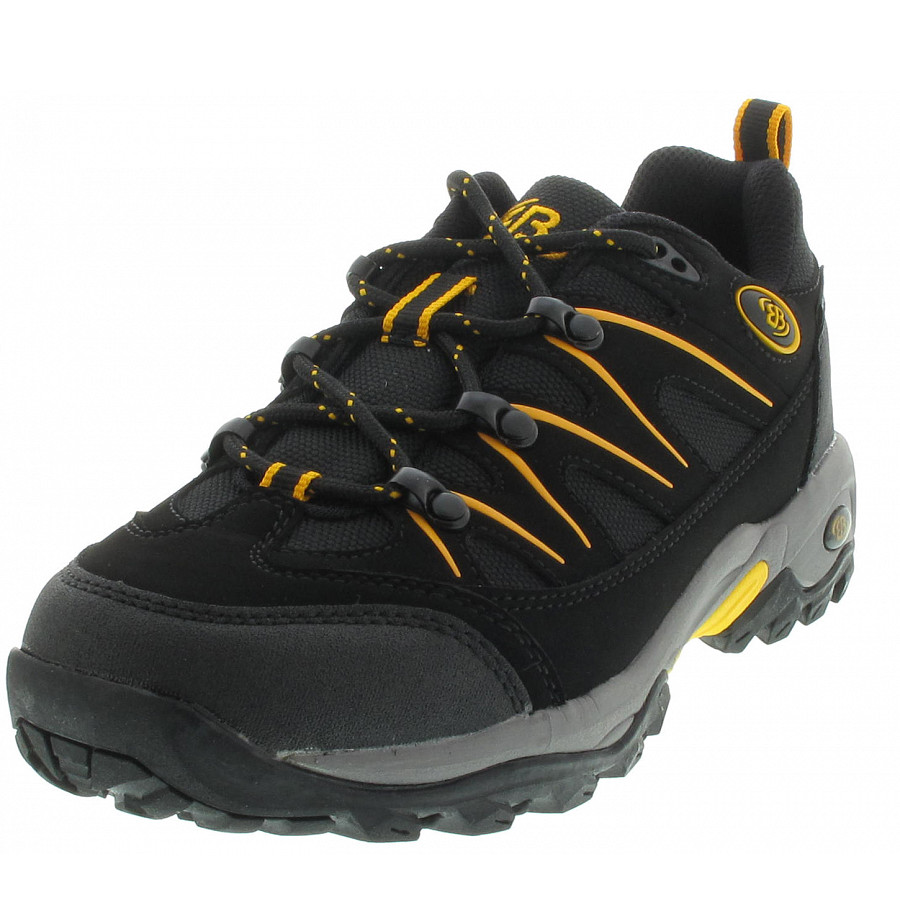 Brütting Herren Trekkingschuh In Schwarz-Gelb