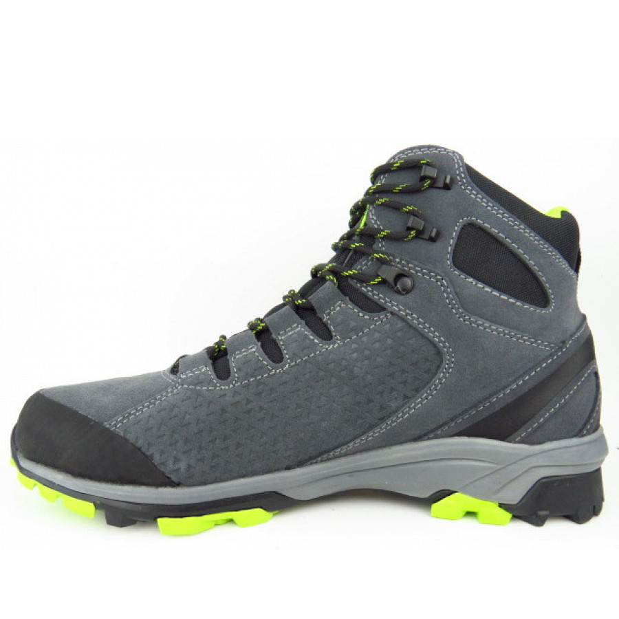 Brütting Herren Mount Trish High Wanderstiefel In Anthrazit/Lemon