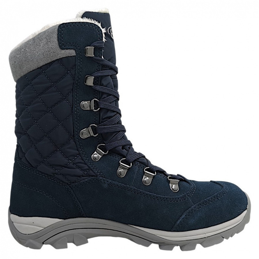 Brütting Damen Fenella Schnürstiefel In Marine/Grau 1260