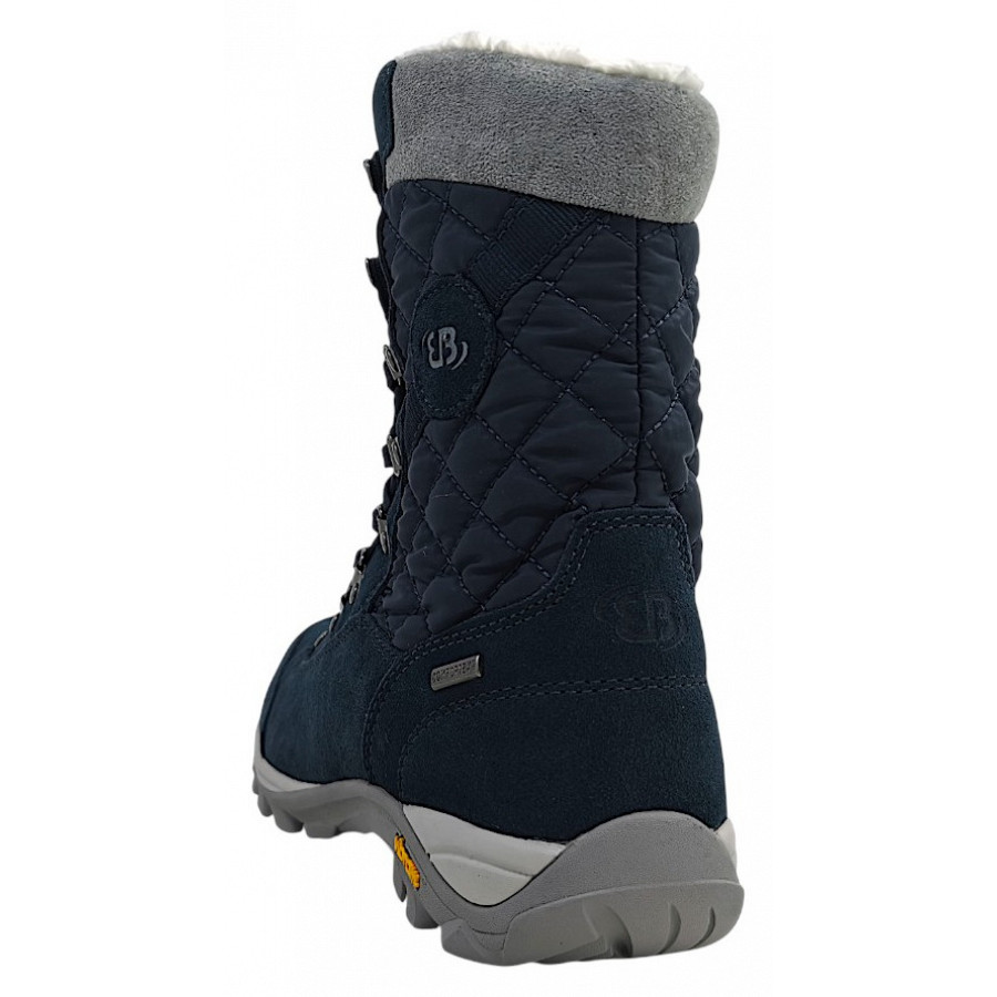 Brütting Damen Fenella Schnürstiefel In Marine/Grau 1260