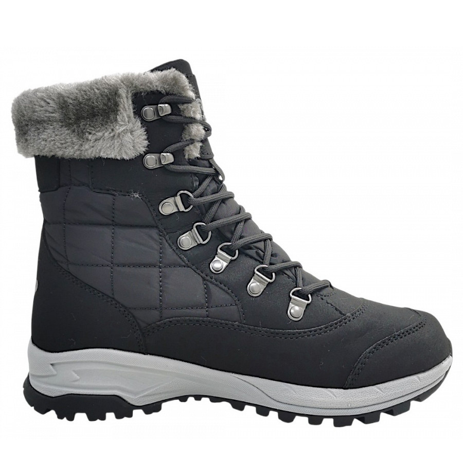 Brütting Damen Himalaya Schnürstiefel In Schwarz/Grau 7019