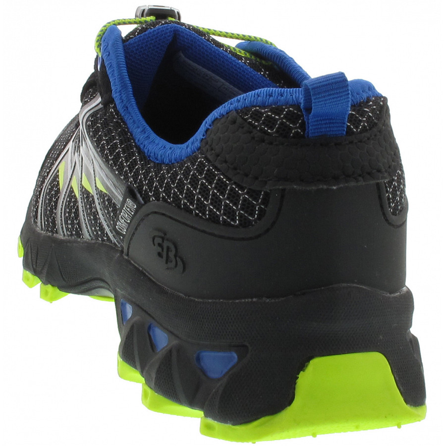 Brütting Herren Countdown Wanderschuh In Schwarz-Blau-Lemon