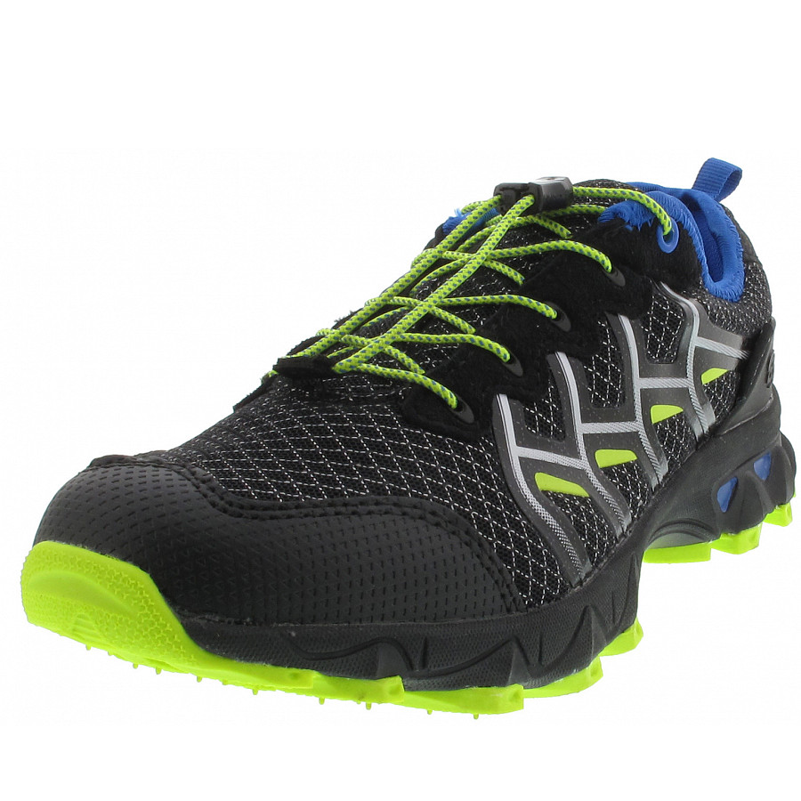 Brütting Herren Countdown Wanderschuh In Schwarz-Blau-Lemon
