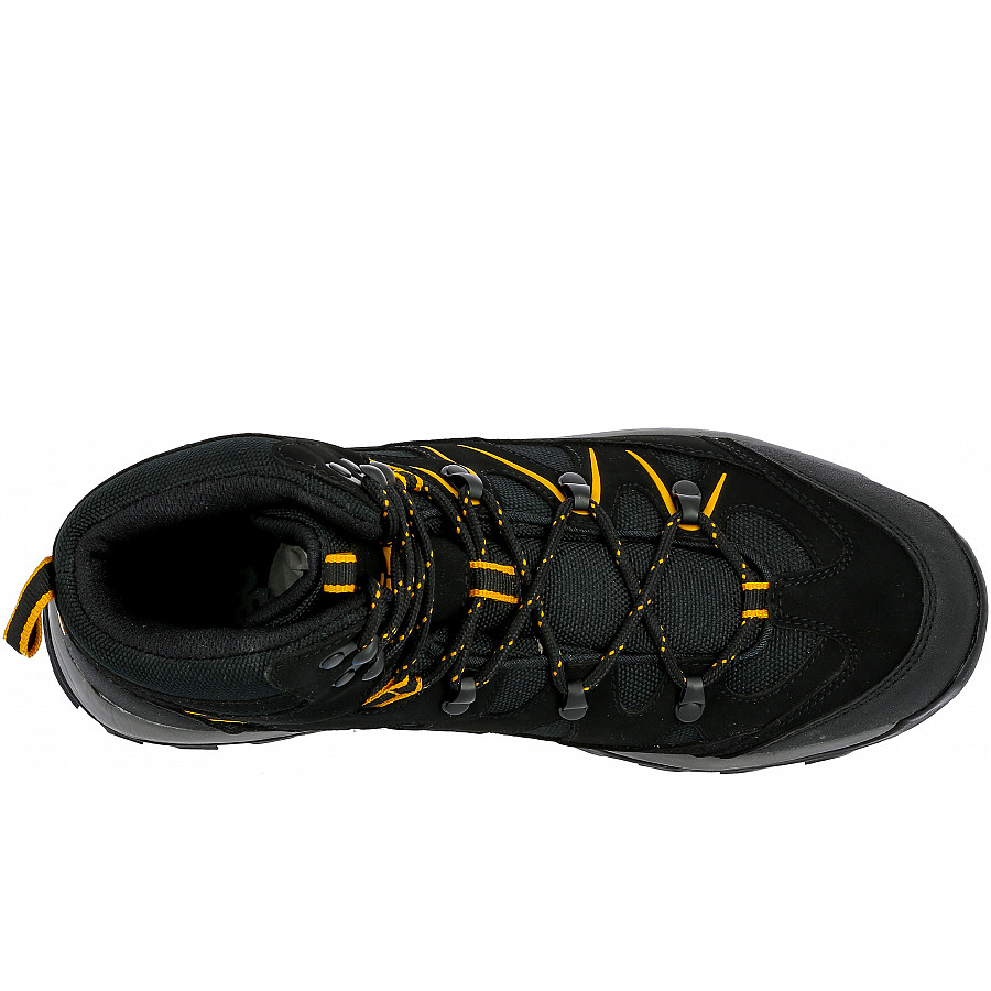 Brütting Herren Mr. Hunter High Trekkingschuh In Schwarz Gelb