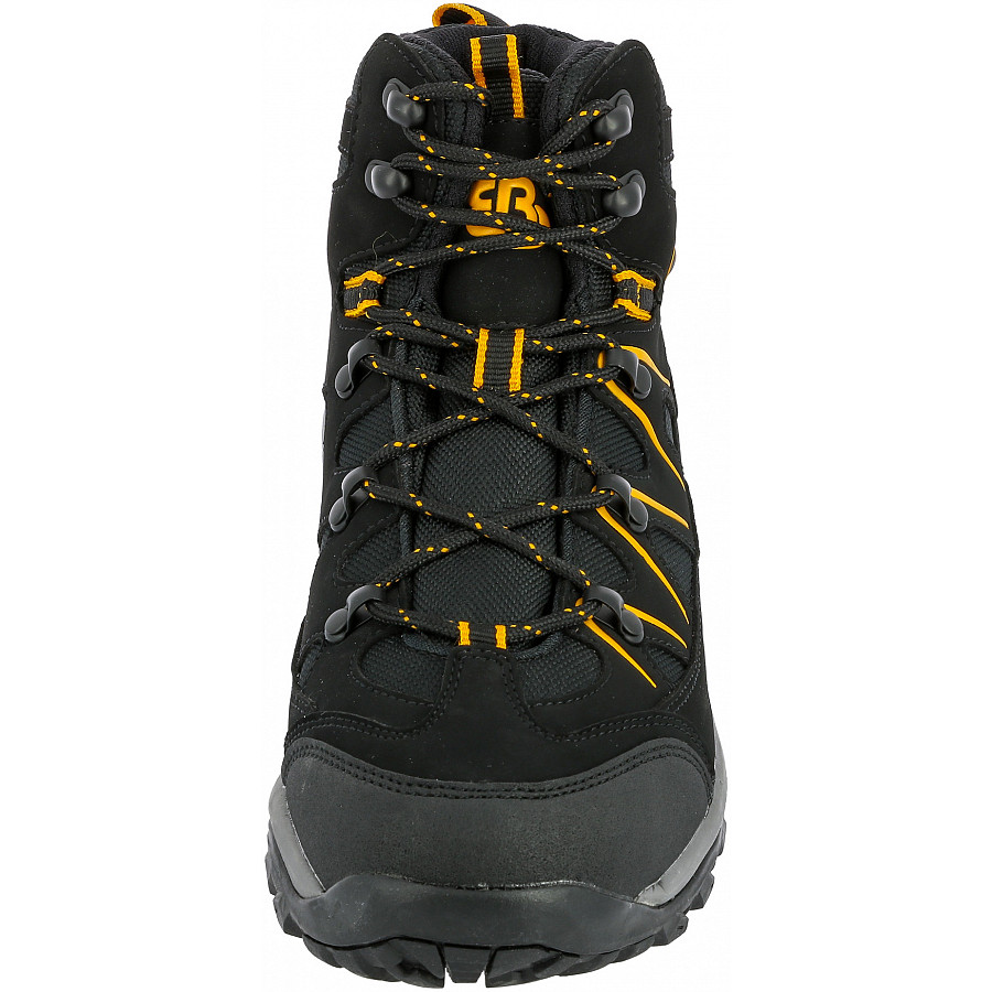 Brütting Herren Mr. Hunter High Trekkingschuh In Schwarz Gelb