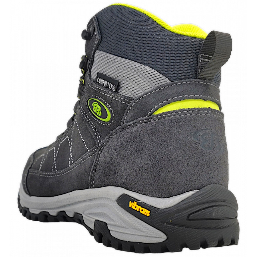 Brütting Herren Wanderschuh In Anthrazit/Lemon