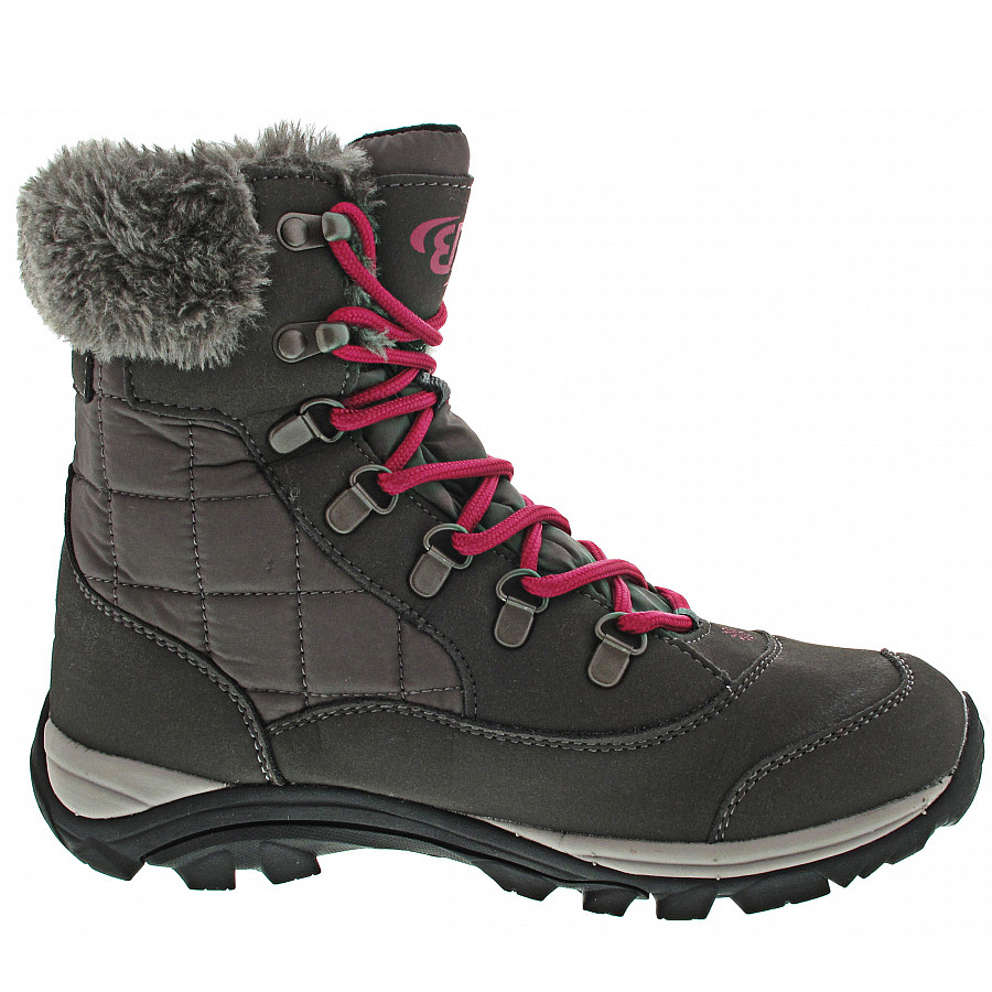 Brütting Damen Himalaya Boots In Anthrazit-Pink