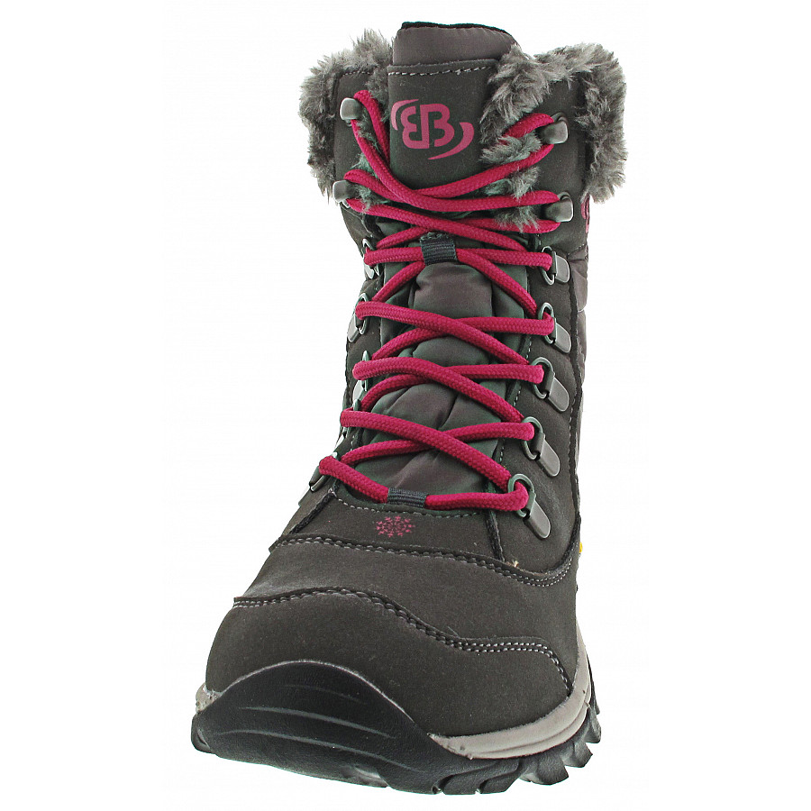 Brütting Damen Himalaya Boots In Anthrazit-Pink